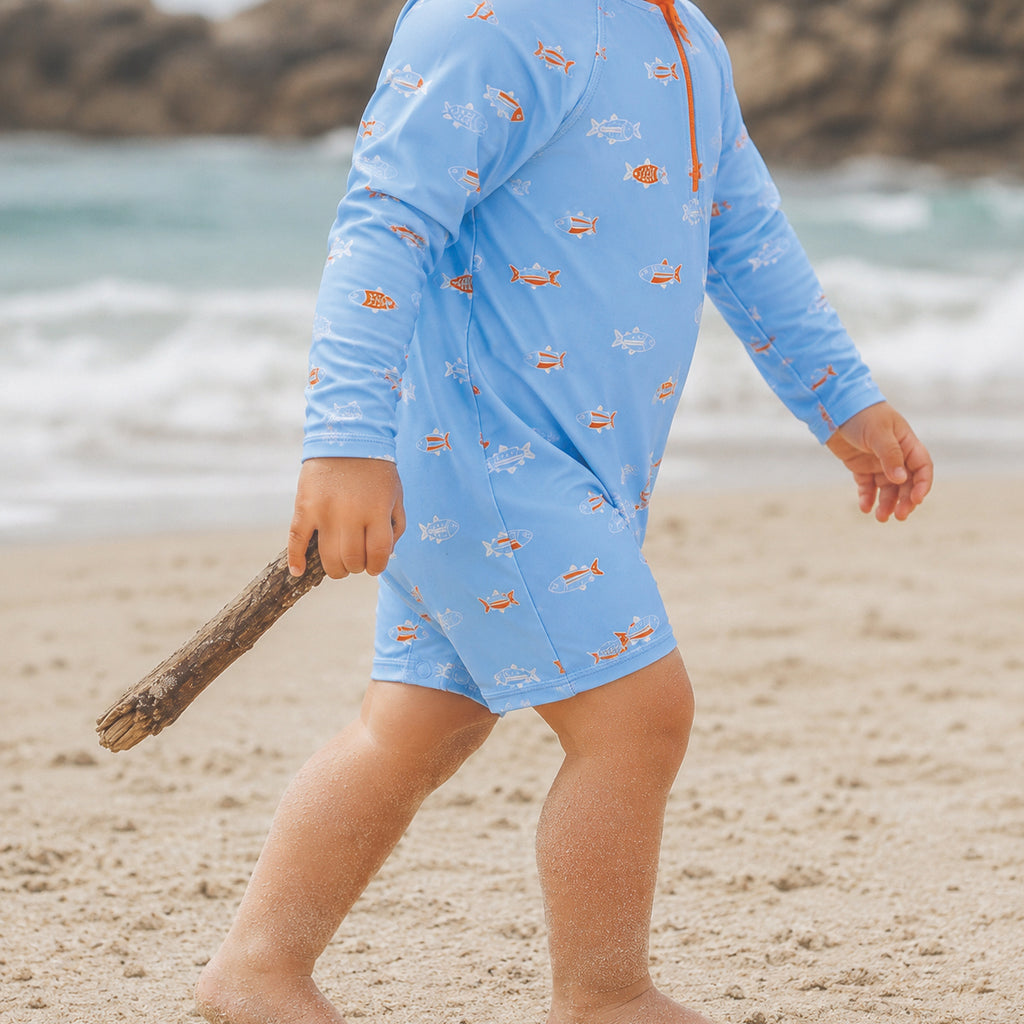 Baby Rash Suit - Fish School