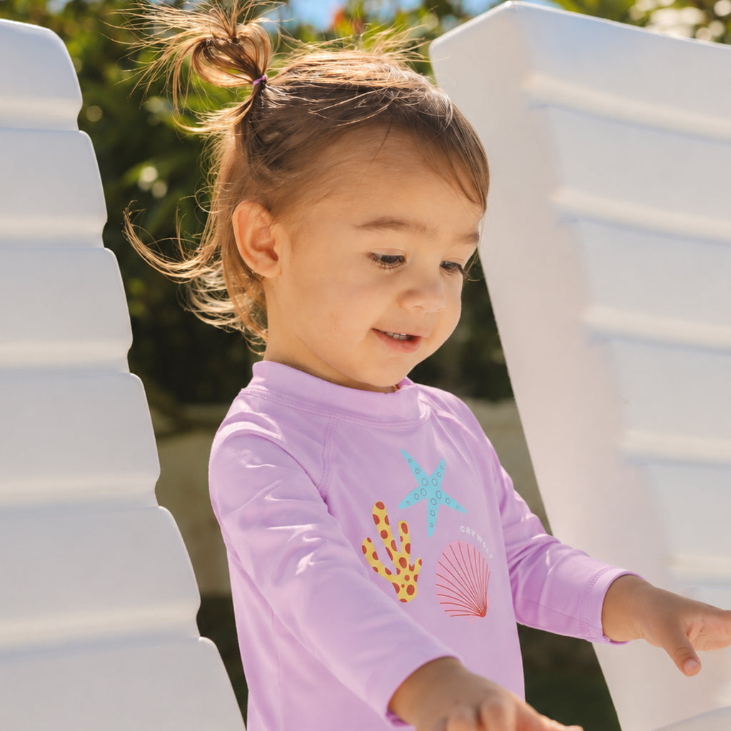 Baby Rash Vest - Sugar Shell