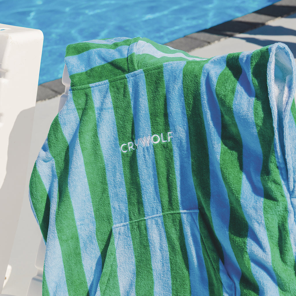 Hooded Towel - Deck Stripe