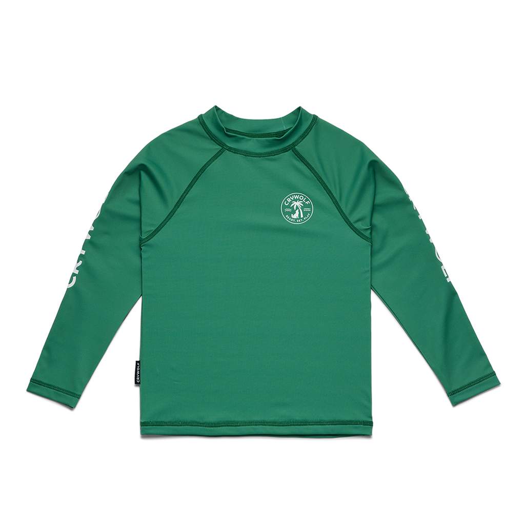 Long Sleeve Rash Vest - Sea Green