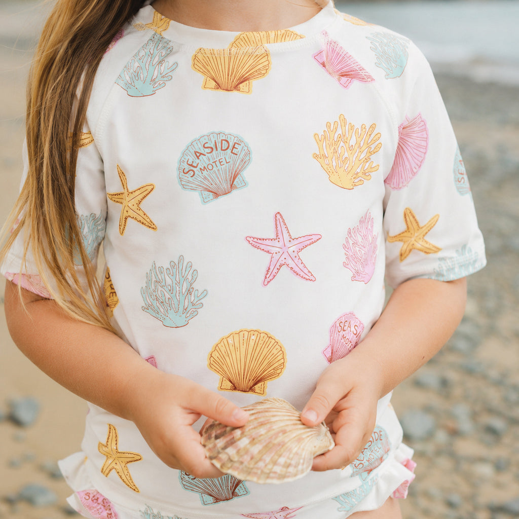 Short Sleeve Rash Set - Shell