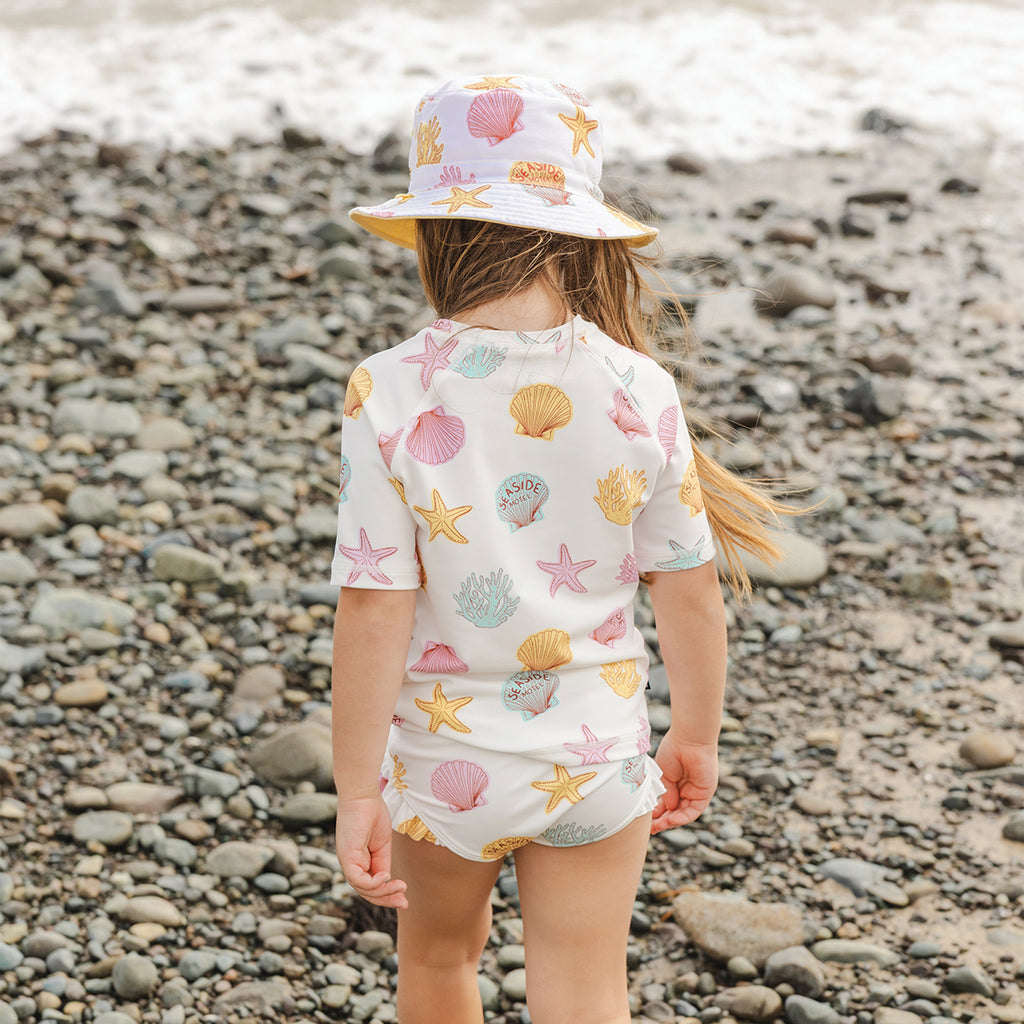 Short Sleeve Rash Set - Shell