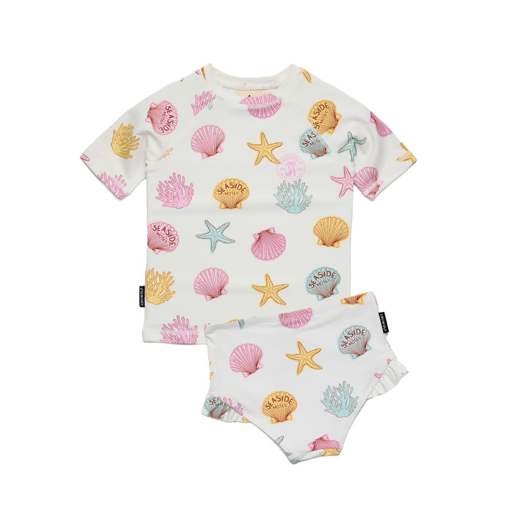 Short Sleeve Rash Set - Shell