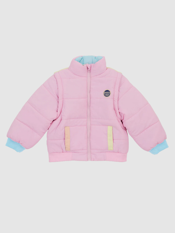 Charlie Sunrise Parka Jacket/Vest - Pastel