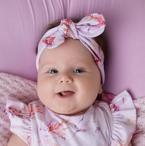 Topknot Headband - Coral