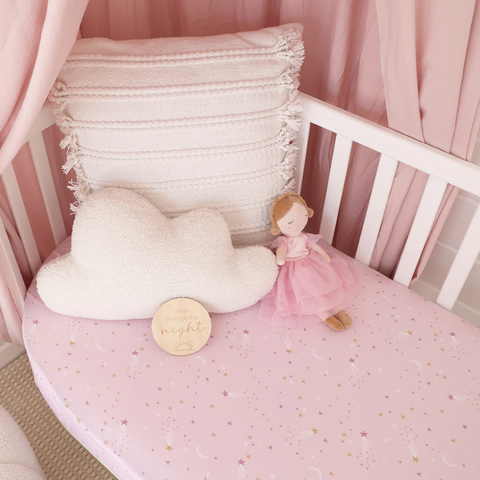 Fitted Cot Sheet - Twinkle