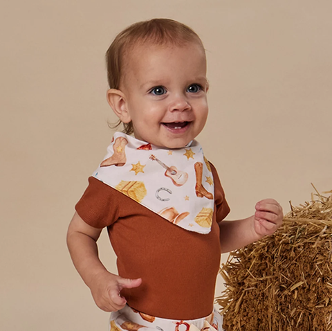 Cowboys Organic Dribble Bib