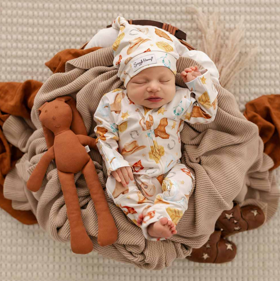 Cowboys Organic Snugglesuit Convertible Romper