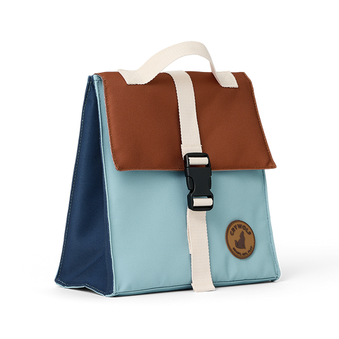 Insulated Lunch Bag - Ocean Colour Block