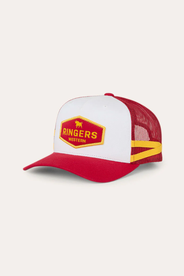 Cunningham Kids Trucker Cap - Red / Yellow