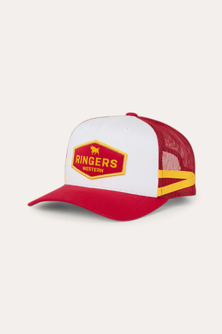 Cunningham Kids Trucker Cap - Red / Yellow
