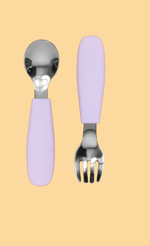 Silicone Cutlery Set - Lilac