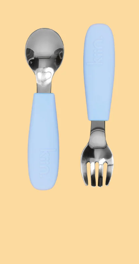 Silicone Cutlery Set - Pastel Sky