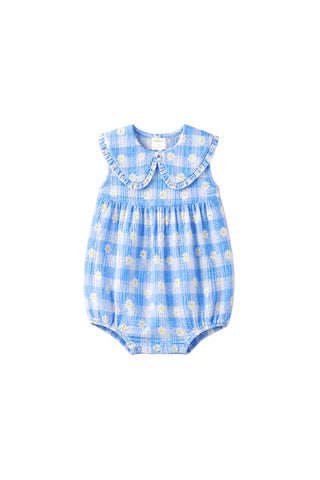 Daisy Check Playsuit