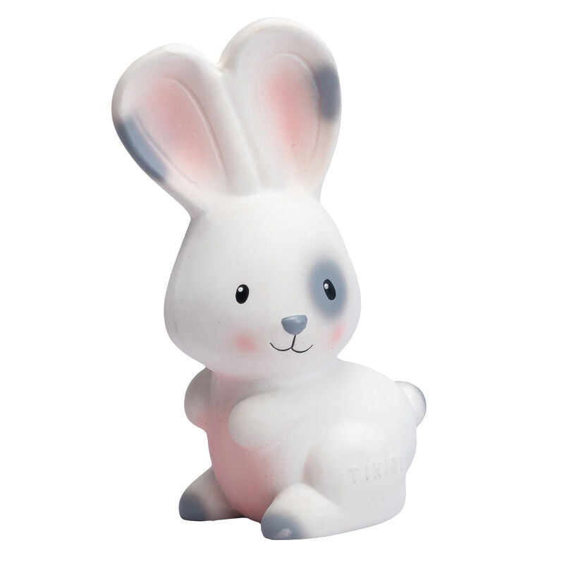 Bunny Rubber Teether Rattle & Bath Toy