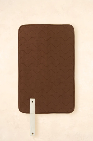 Luxe Travel Change Mat - Chocolate