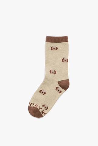 Dog Sock - Oatmeal Marle