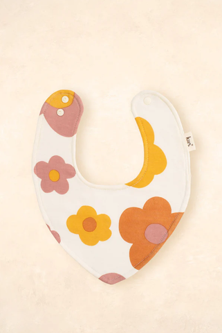 Bamboo Cotton Dribble Bib - Bloom