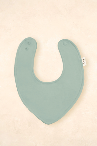 Bamboo Cotton Dribble Bib - Sage