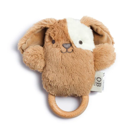 Duke Dog Soft Rattle Toy