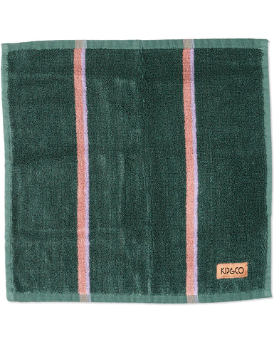 Wakame Crush Stripe Bamboo Terry Face Washer