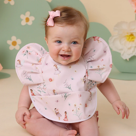 Snuggle Bib with Frill - Fairy Dust