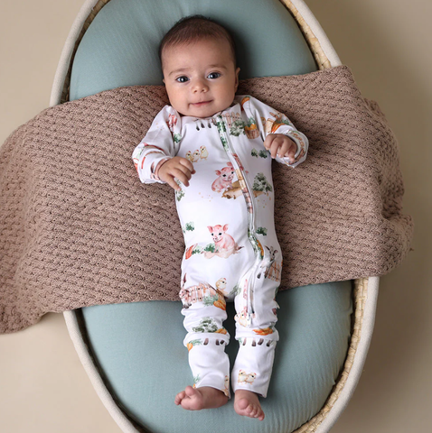 Farm Organic Snugglesuit Convertible Romper
