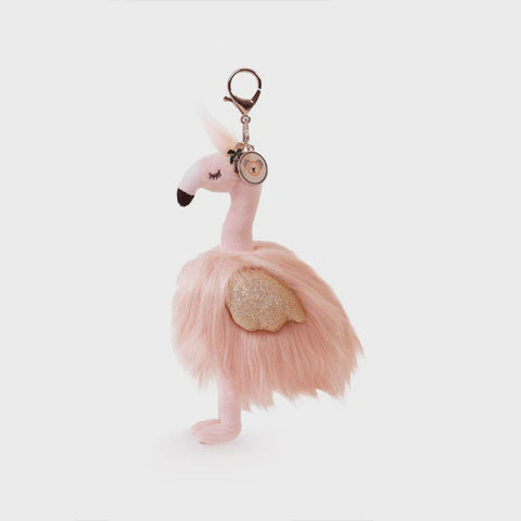 Bag Charm - Gloria Flamingo