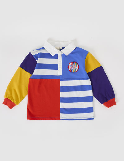 Myles Colour Block Rugby Polo