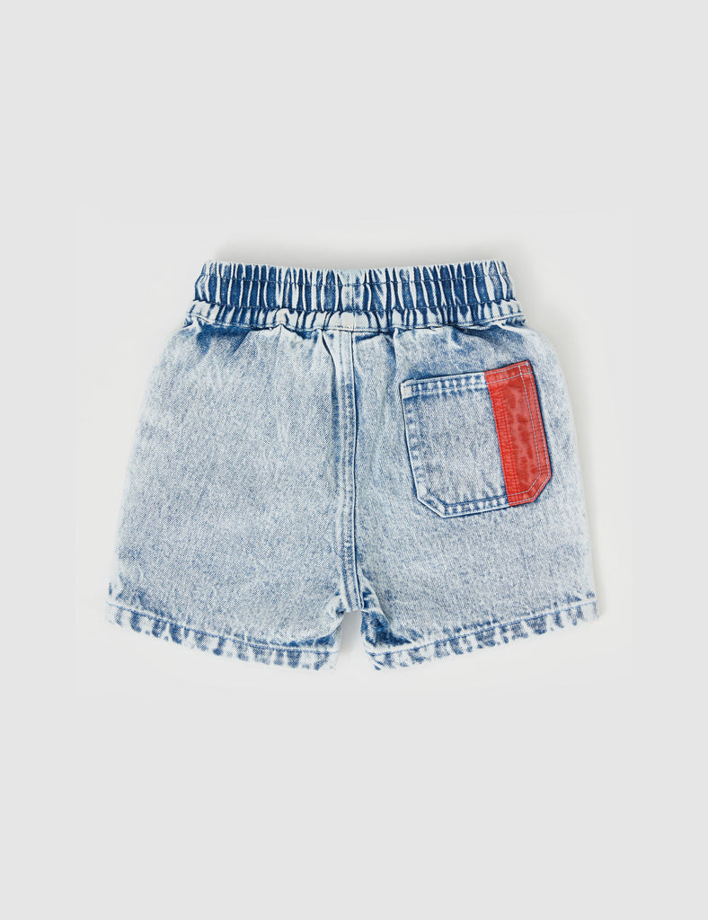 Noah Colour Pop Cargo Denim Shorts