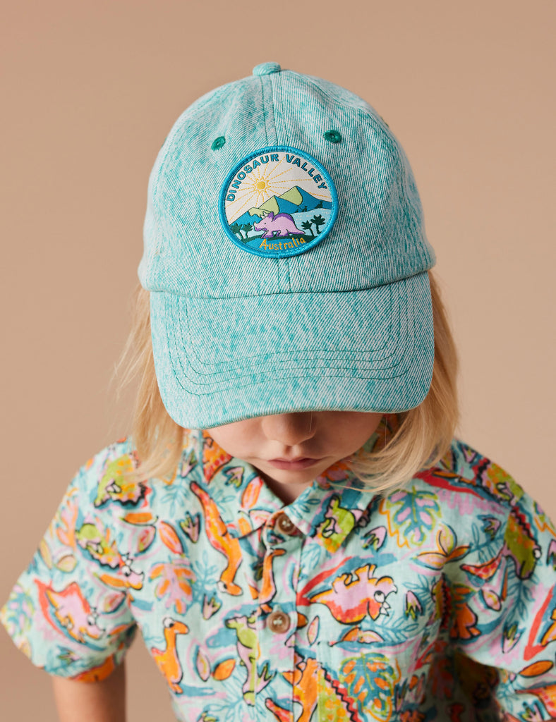 Tate Dino Valley Denim Cap