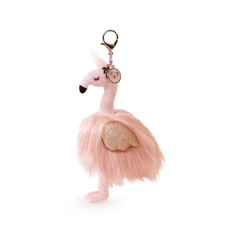 Bag Charm - Gloria Flamingo
