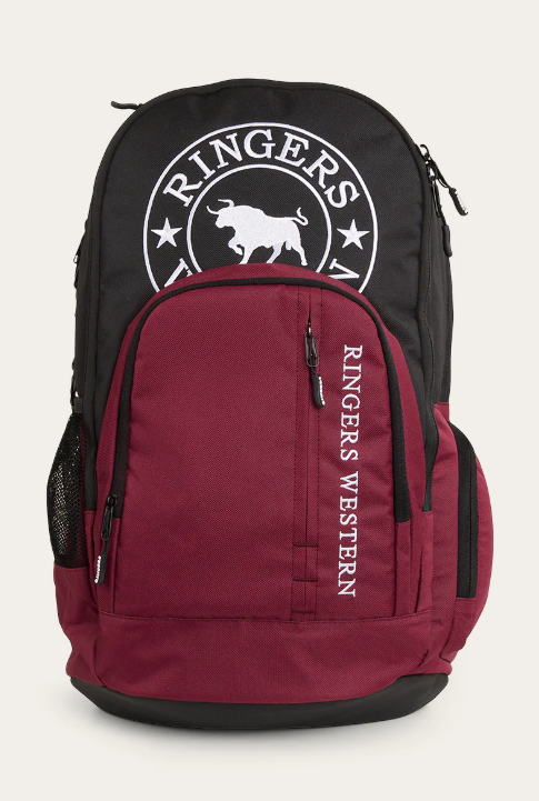 Holtze Backpack - Burgundy / Black