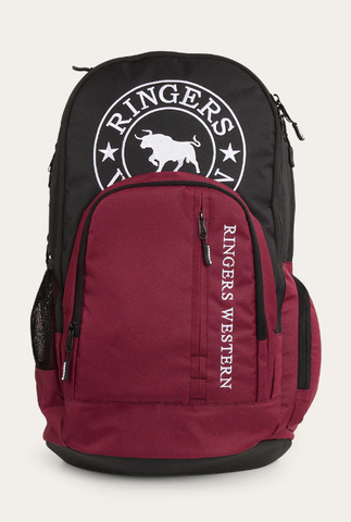 Holtze Backpack - Burgundy / Black