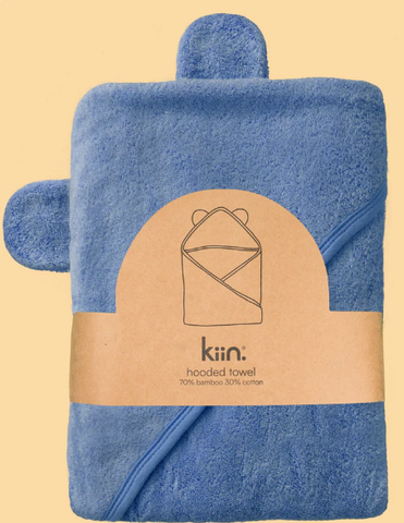 Hooded Towel - Blue Shadow