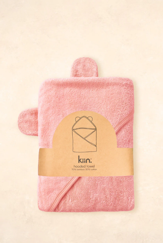 Hooded Towel - Peony