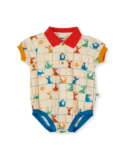 Hopscotch Polo Romper