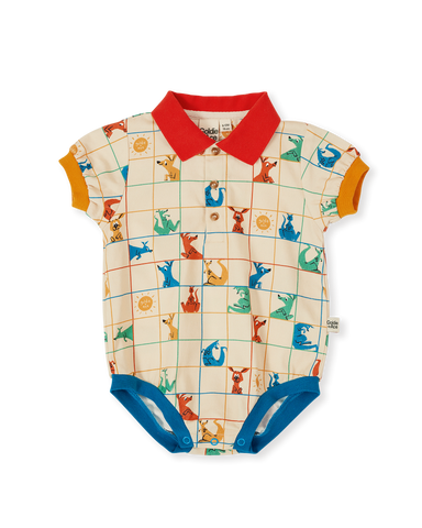 Hopscotch Polo Romper