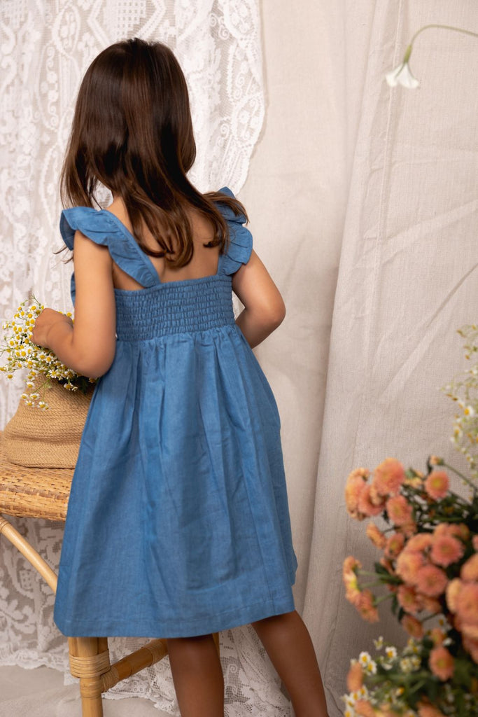Belle Dress - Chambray