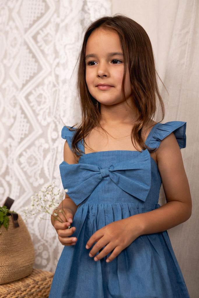 Belle Dress - Chambray
