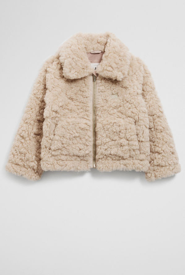 Country Road Shearling Jacket - Stone