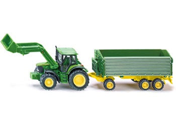 John Deere & Front Loader Trailer 1:87