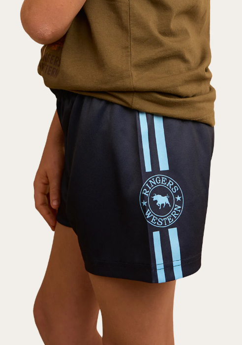 Ringers Kids Footy Shorts - Navy