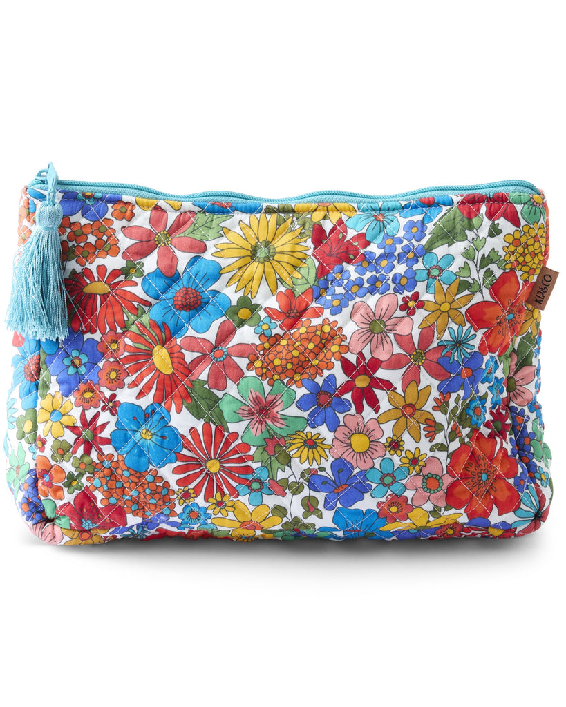 Winter Fields Quilted Cotton Toiletry Purse