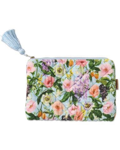 Spring In The Air Velvet Cosmetic Purse