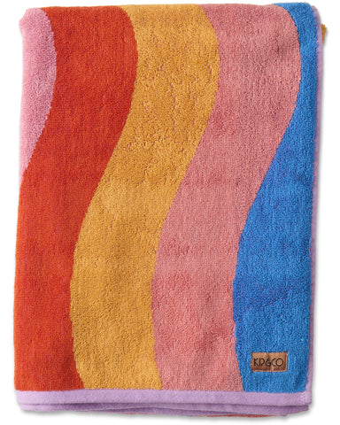 Surfs Up Terry Beach Towel