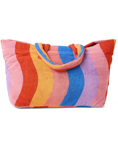 Surfs Up Terry Oversized Beach Bag