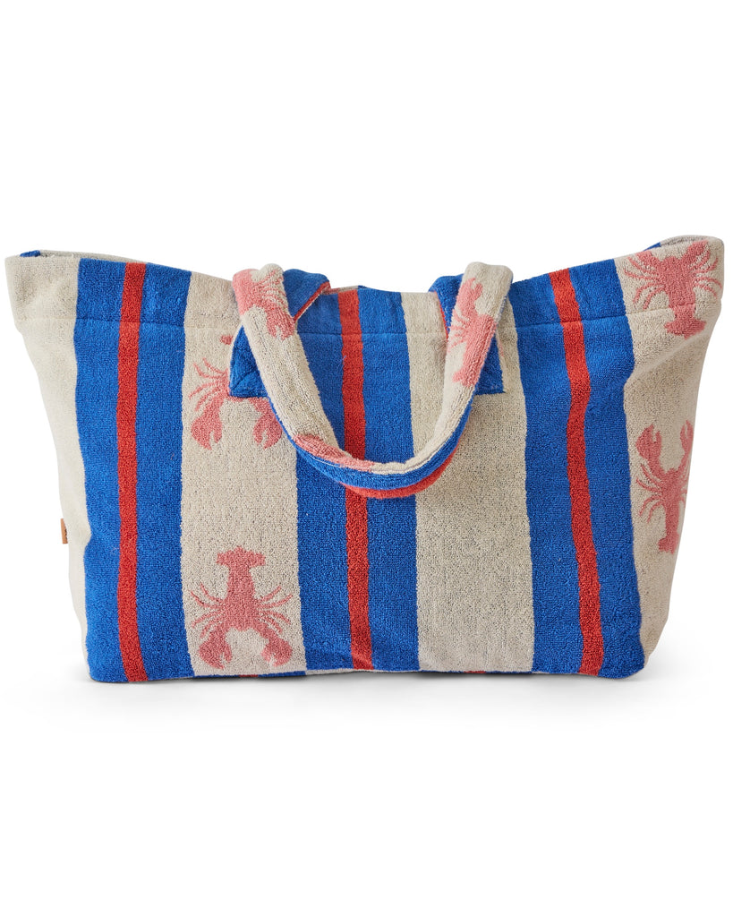 Lobster Fan Club Terry Oversized Beach Bag