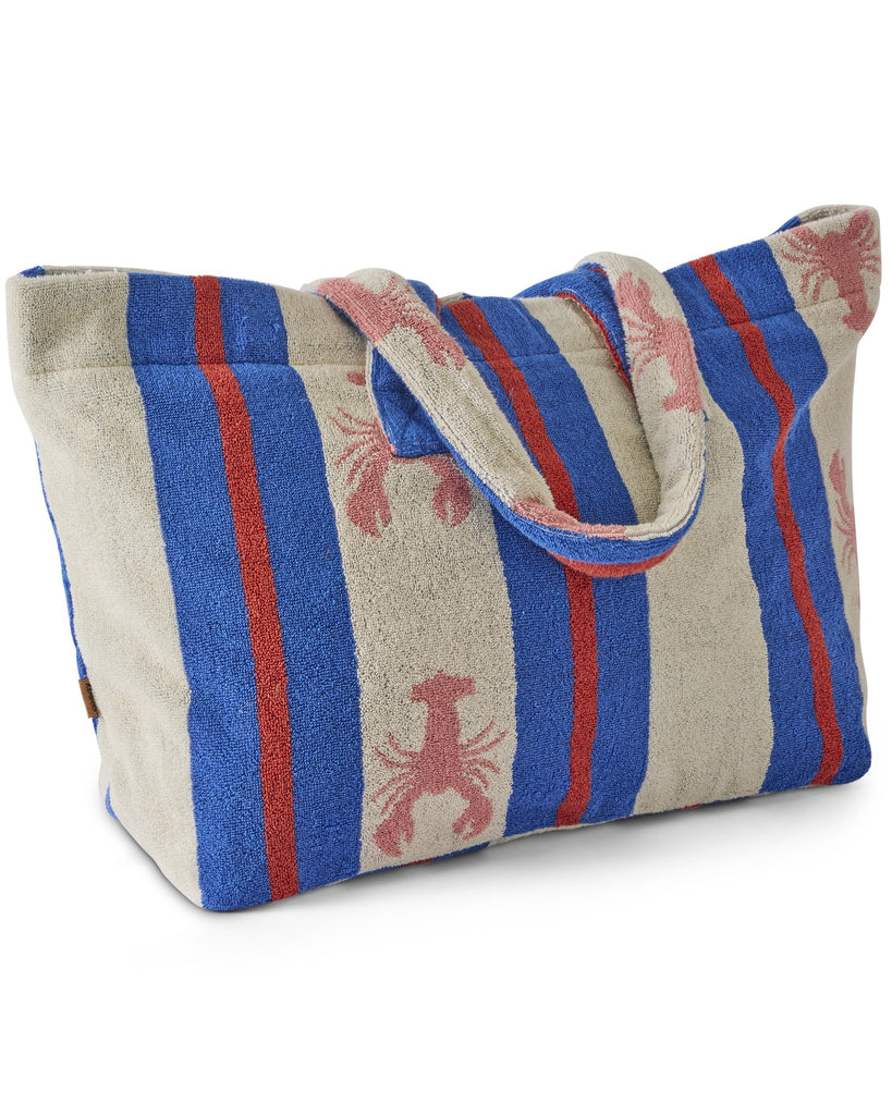 Lobster Fan Club Terry Oversized Beach Bag