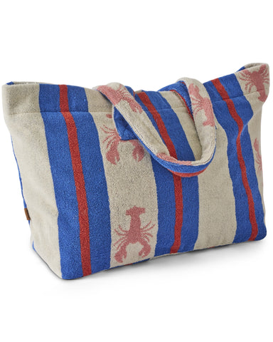 Lobster Fan Club Terry Oversized Beach Bag